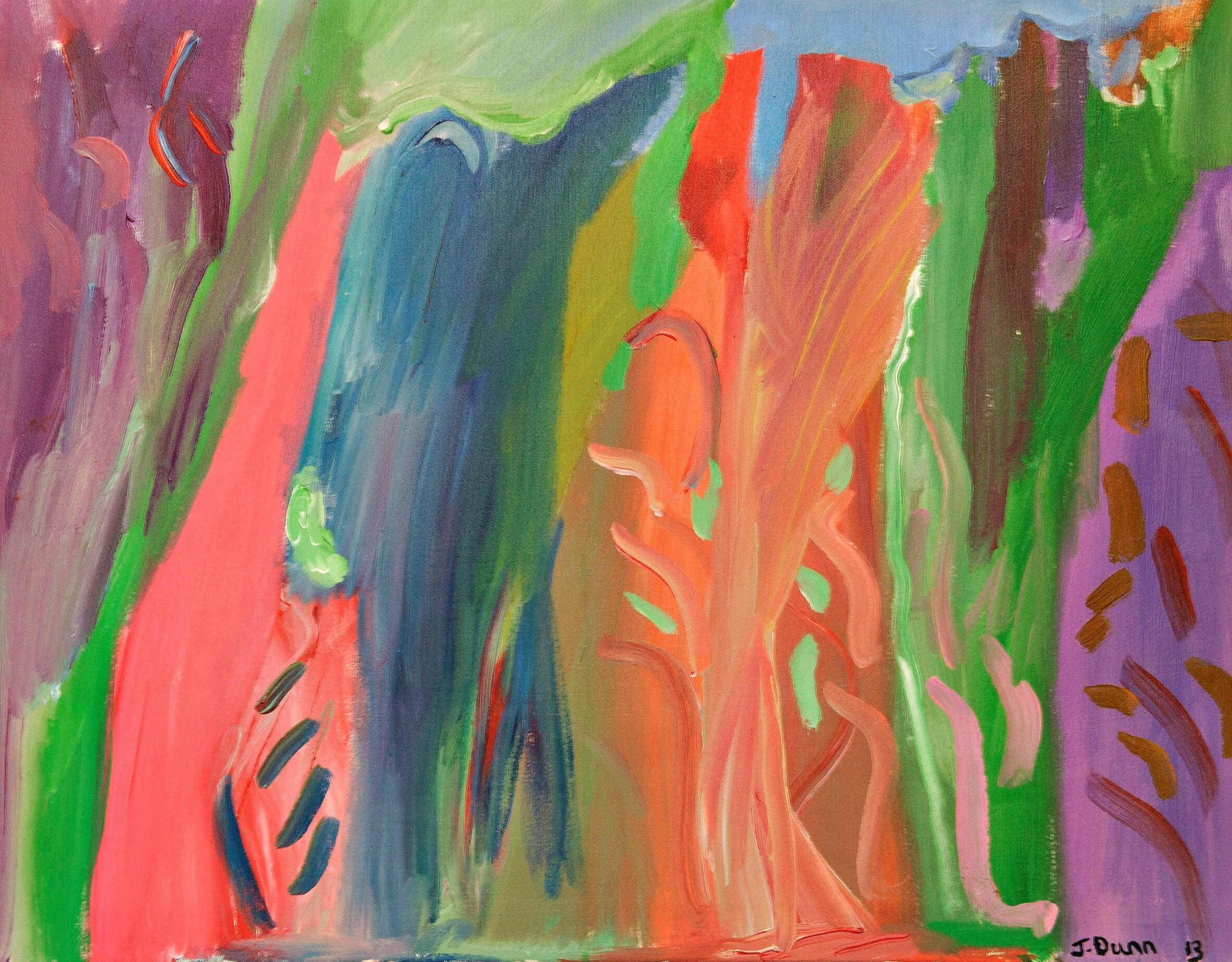 Price : $250.00 Name : Peach Divine (76 X 60 cm)